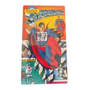 SUPERMAN - 8 Max Fleisher's Classic Superman Cartoons! (VHS 1992) Color - New